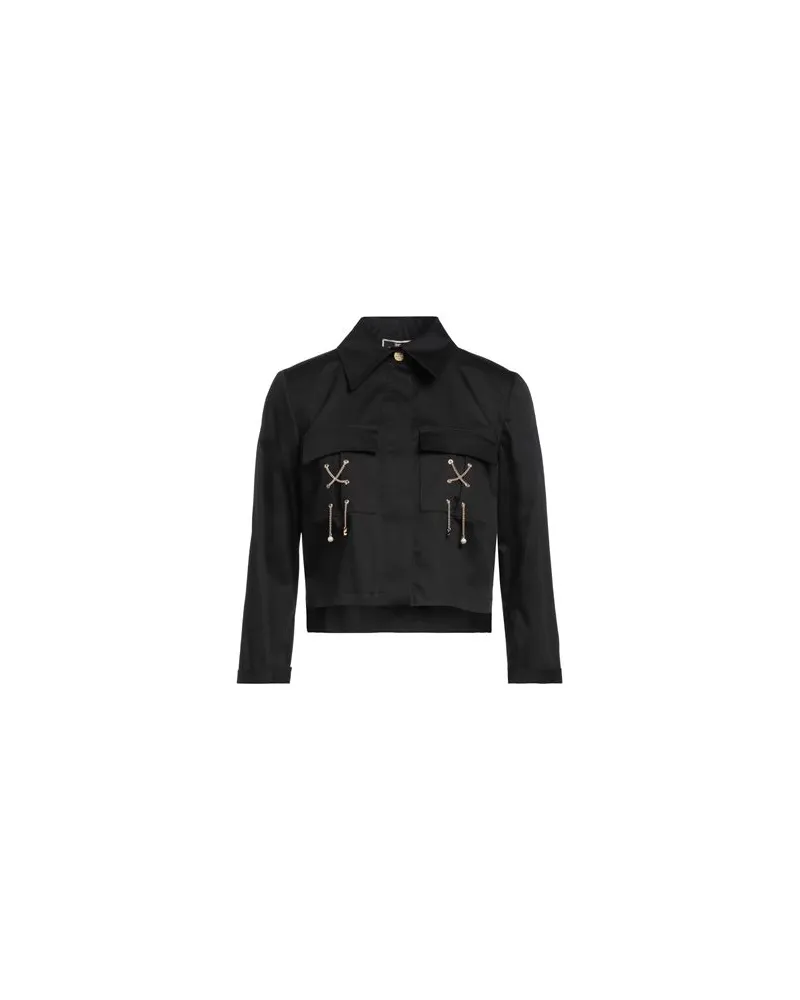 Elisabetta Franchi TOPS - Hemdenauf YOOX.COM Schwarz
