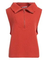 Manuel Ritz Rollkragenpullover Tomatenrot