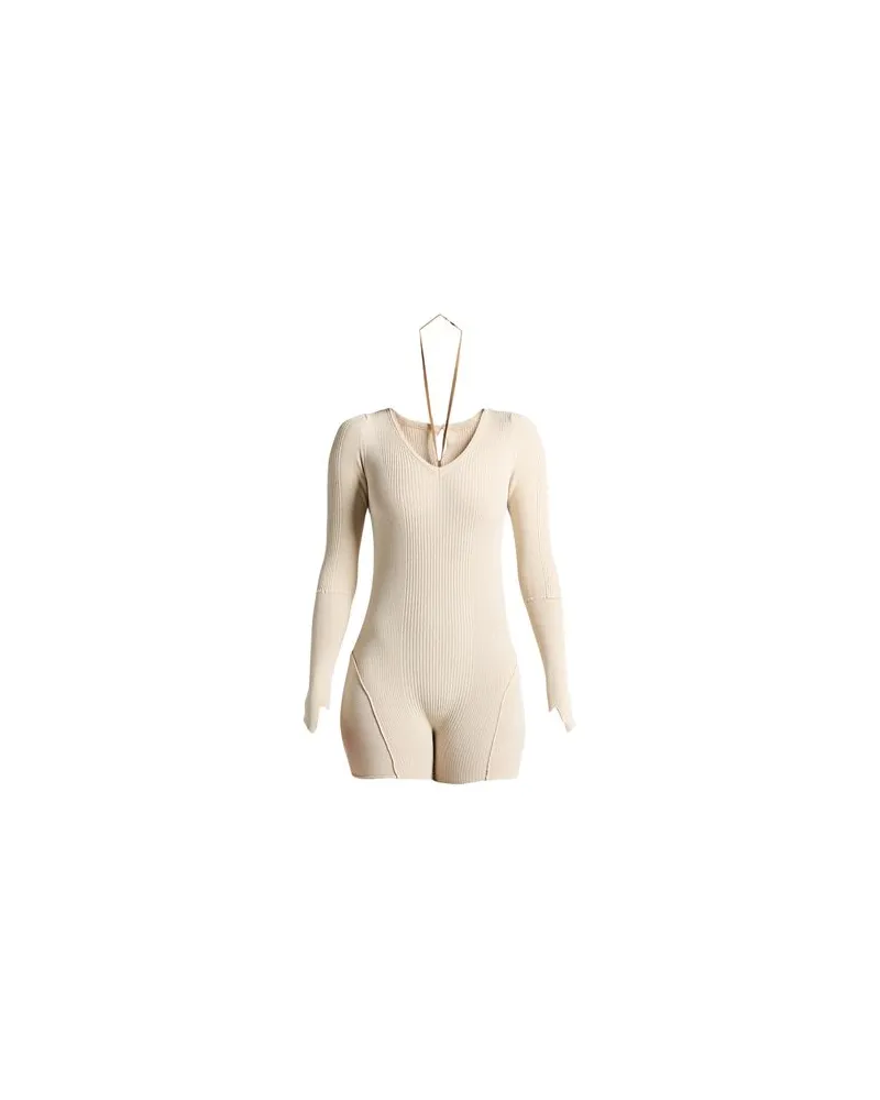 Jacquemus OVERALLS - Playsuitsauf YOOX.COM Beige