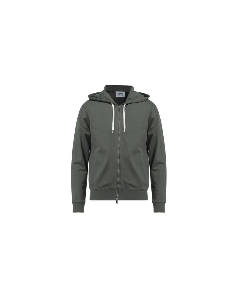 Alpha Studio TOPS - Sweatshirtsauf YOOX.COM Militärgrün