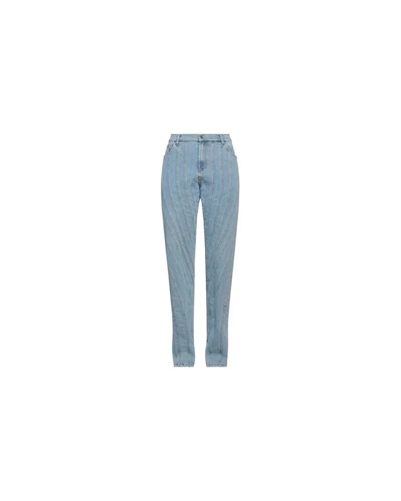 Thierry Mugler HOSEN & RÖCKE - Jeanshosenauf YOOX.COM Blau