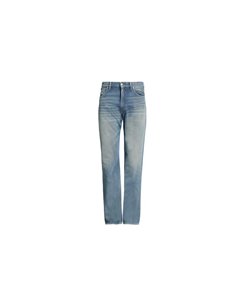 Maison Margiela HOSEN & RÖCKE - Jeanshosenauf YOOX.COM Blau