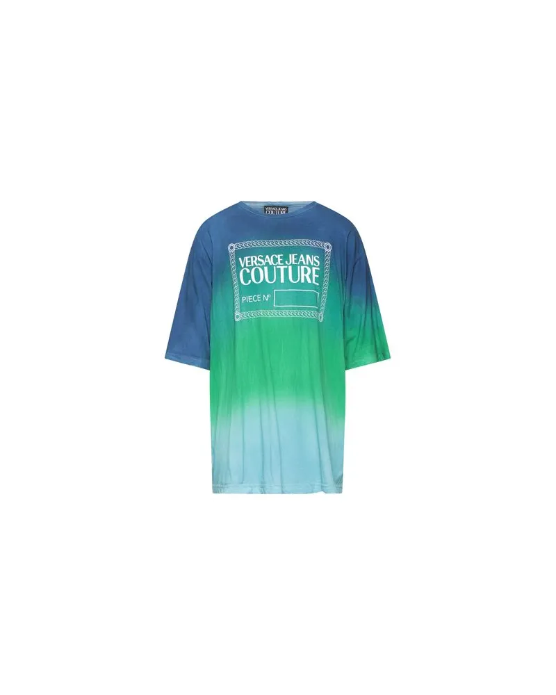 Versace Jeans TOPS - T-shirtsauf YOOX.COM Grün