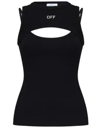 OFF-WHITE Top Schwarz