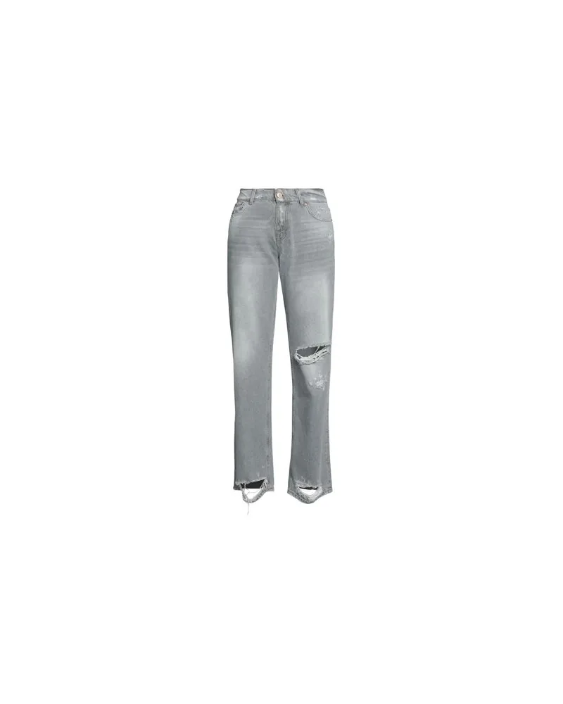 VICOLO DENIM COUTURE - HOSEN & RÖCKE - Jeanshosenauf YOOX.COM Grau