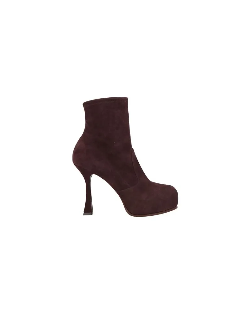Casadei SCHUHE - Stiefelettenauf YOOX.COM Dunkelbraun