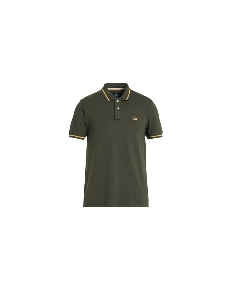 La Martina TOPS - Poloshirtsauf YOOX.COM Militärgrün
