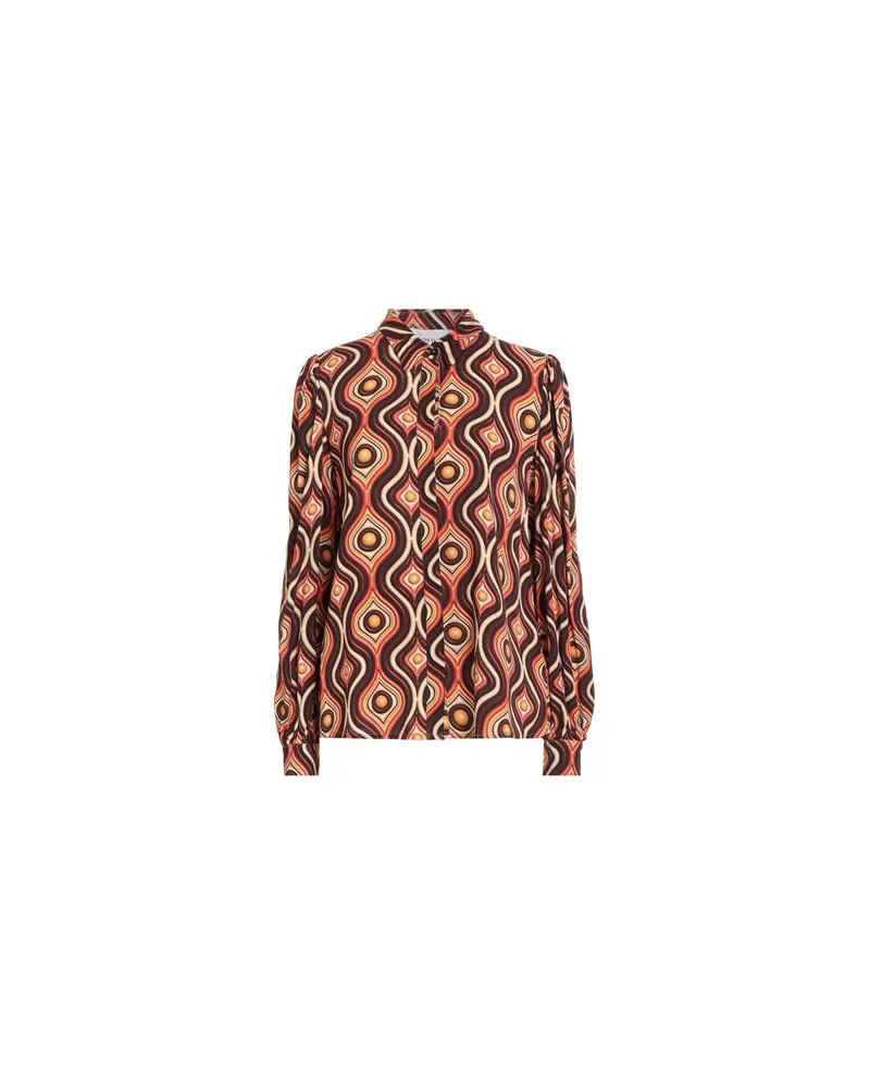 Silvian Heach TOPS - Hemdenauf YOOX.COM Schokobraun