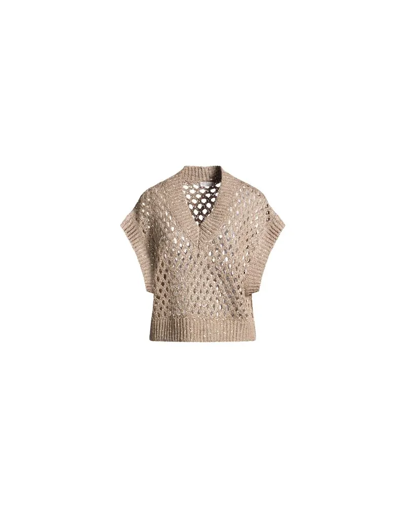 Brunello Cucinelli STRICKWAREN - Pulloverauf YOOX.COM Maulwurfsgrau