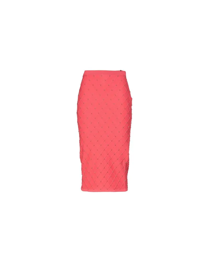 Elisabetta Franchi HOSEN & RÖCKE - Midi-Röckeauf YOOX.COM Koralle