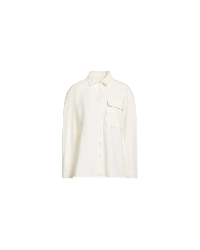 VICOLO DENIM COUTURE - TOPS - Jeanshemdenauf YOOX.COM Weiß