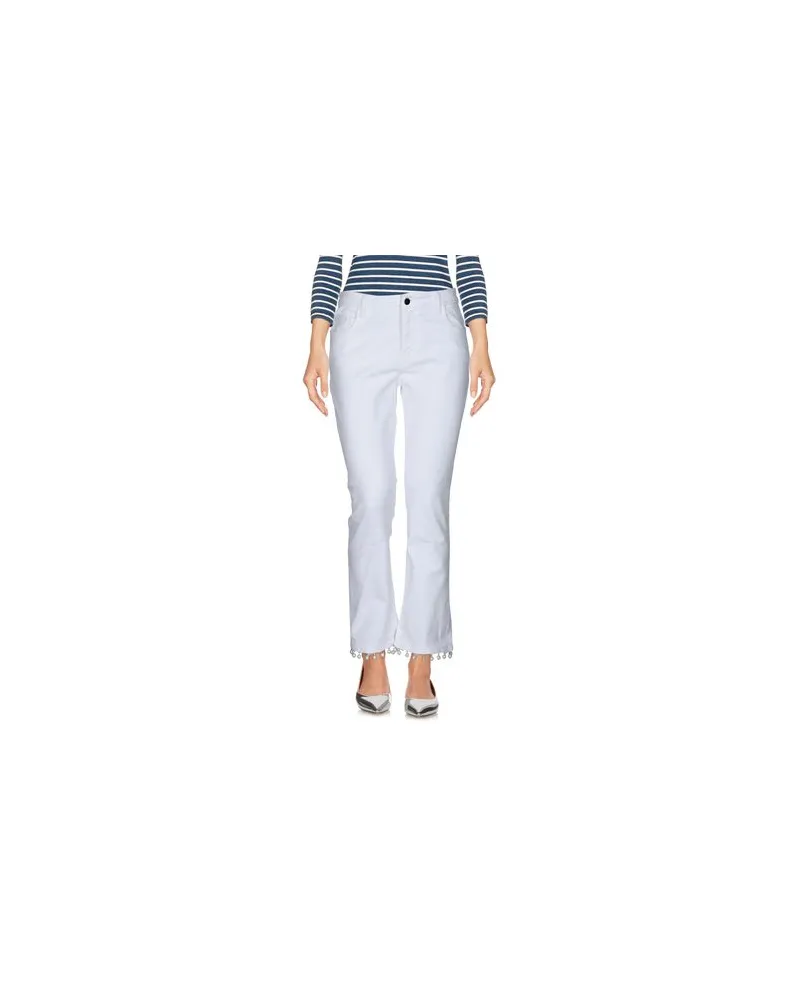 Pinko HOSEN & RÖCKE - Jeanshosenauf YOOX.COM Weiß