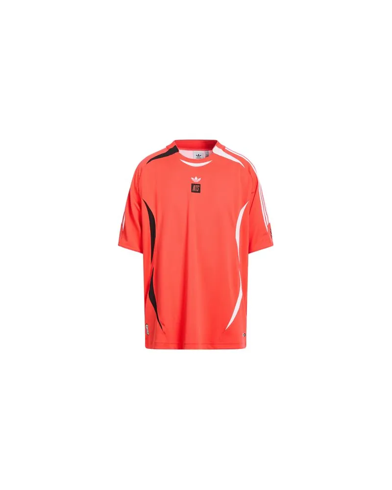 adidas TOPS - T-shirtsauf YOOX.COM Tomatenrot