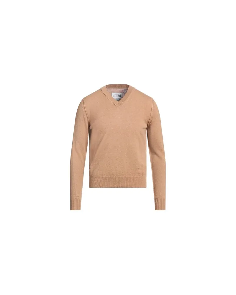 Maison Margiela STRICKWAREN - Pulloverauf YOOX.COM Hellbraun