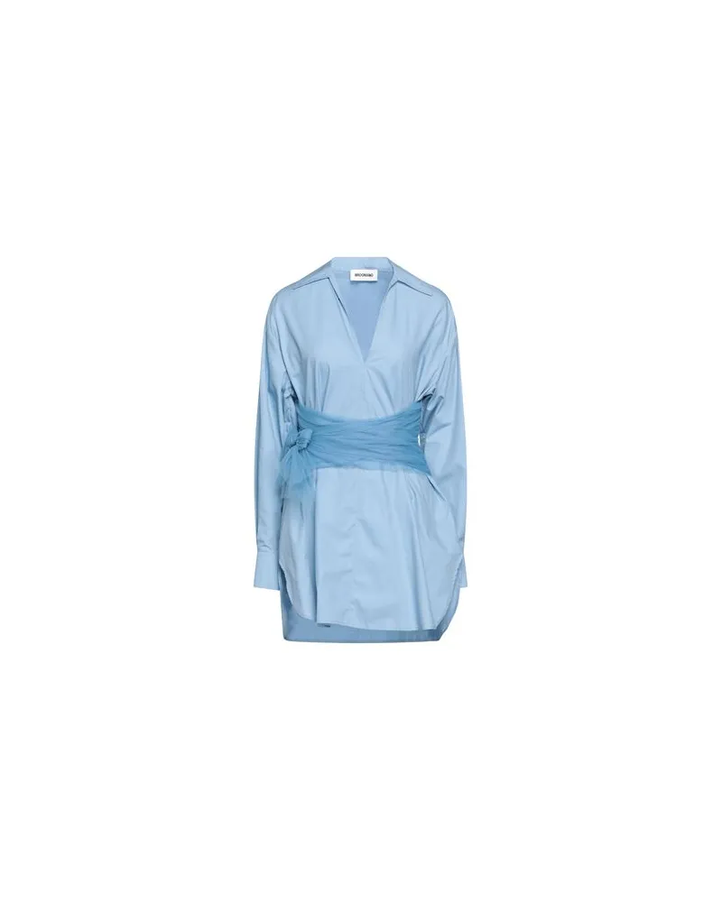 Brognano KLEIDER - Mini-Kleiderauf YOOX.COM Blaugrau