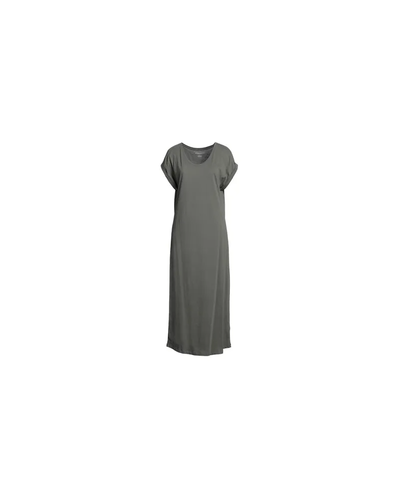 Majestic KLEIDER - Midi-Kleiderauf YOOX.COM Militärgrün