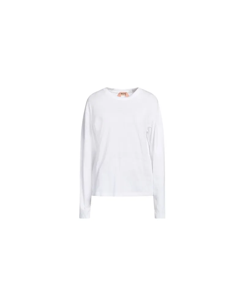 N° 21 TOPS - T-shirtsauf YOOX.COM Weiß
