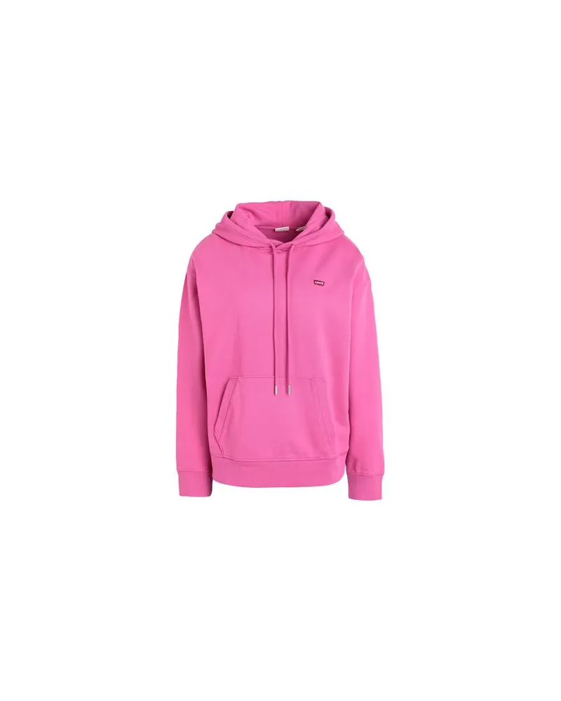 Levi's STANDARD HOODIE  - TOPS - Sweatshirtsauf YOOX.COM Fuchsia