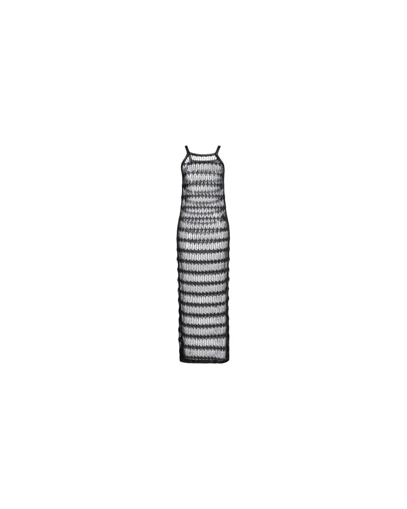 Isabel Benenato KLEIDER - Maxi-Kleiderauf YOOX.COM Schwarz