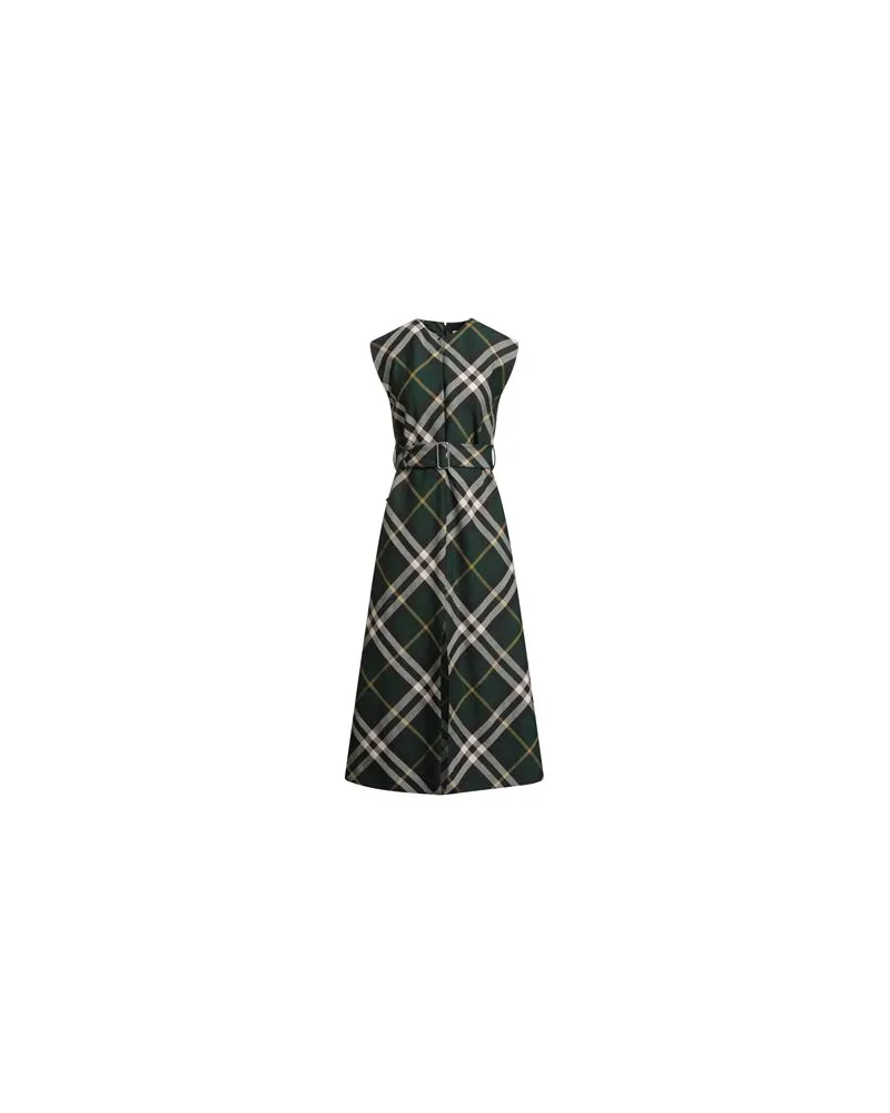 Burberry KLEIDER - Midi-Kleiderauf YOOX.COM Dunkelgrün