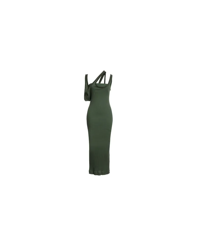 ATTICO KLEIDER - Maxi-Kleiderauf YOOX.COM Dunkelgrün