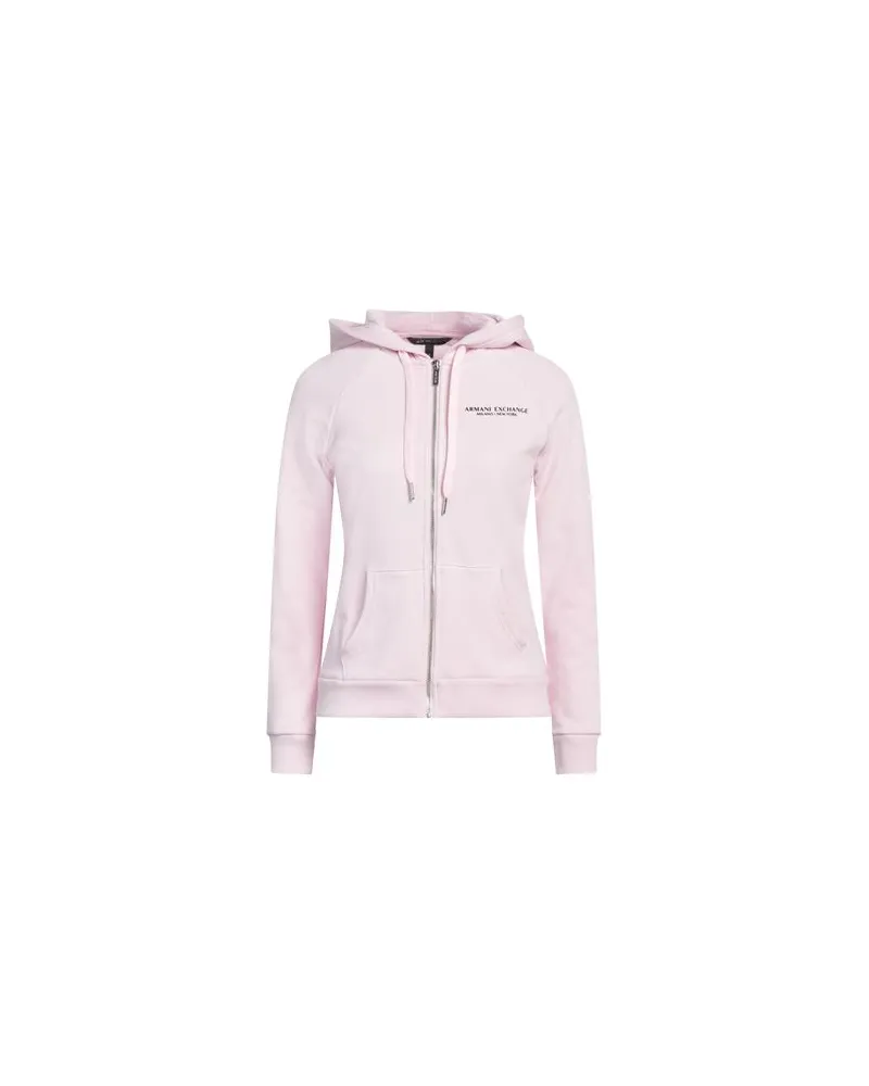 Armani Exchange TOPS - Sweatshirtsauf YOOX.COM Hellrosa