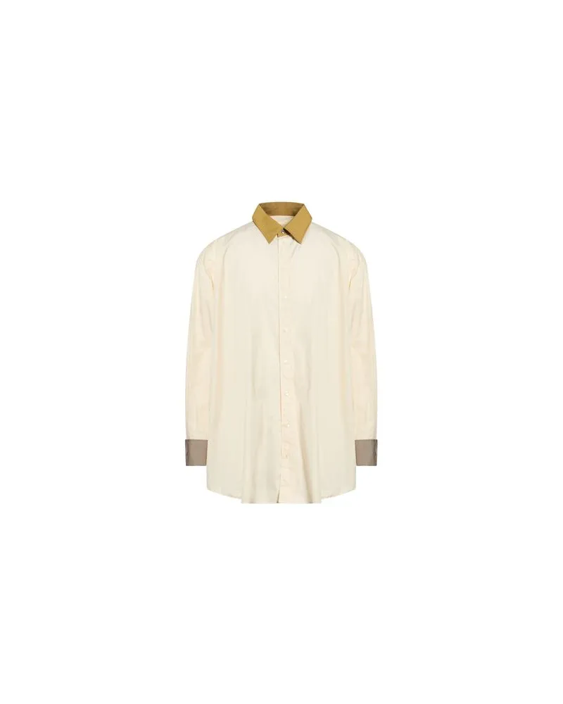 AMI Paris TOPS - Hemdenauf YOOX.COM Cremeweiß