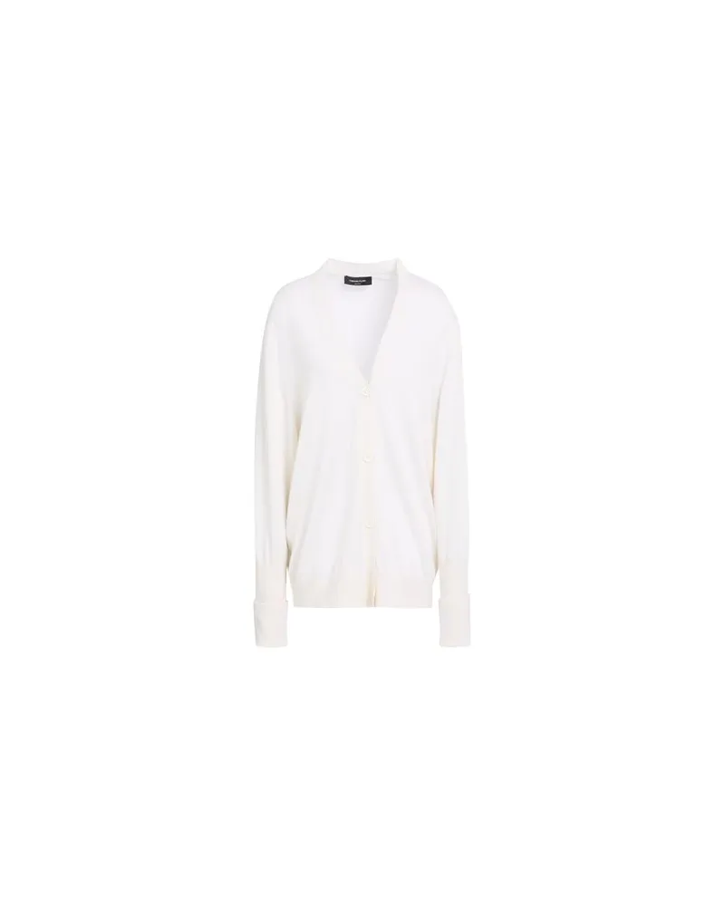 Fabiana Filippi STRICKWAREN - Strickjackenauf YOOX.COM Weiß