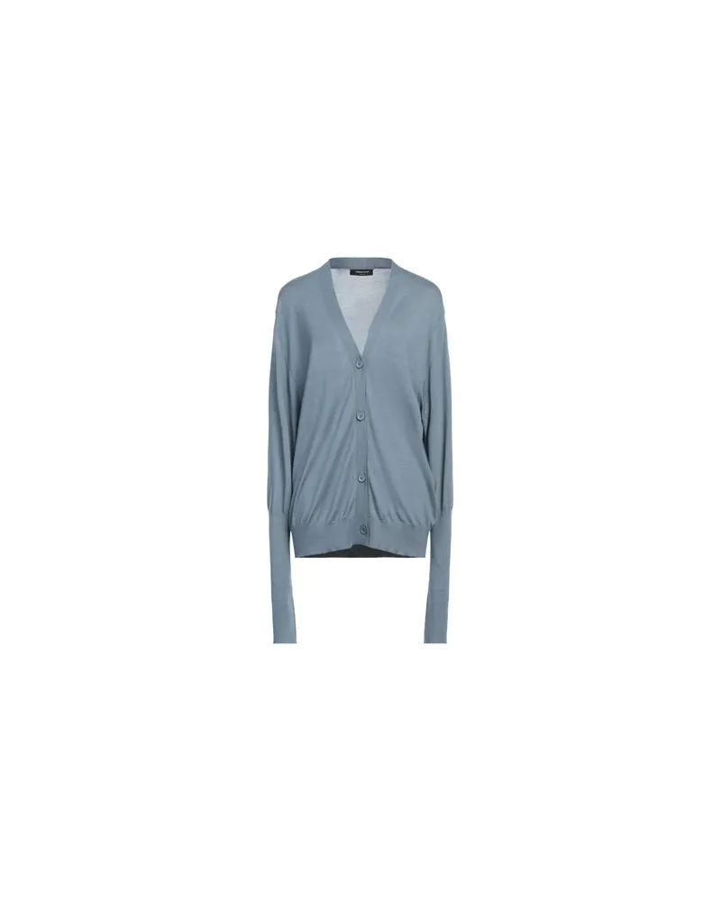 Fabiana Filippi STRICKWAREN - Strickjackenauf YOOX.COM Taubenblau