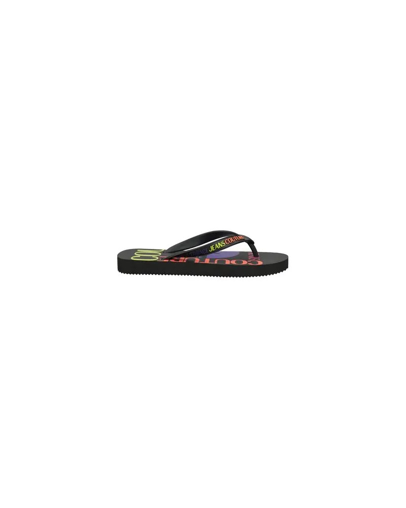Versace Jeans SCHUHE - Zehentrennerauf YOOX.COM Schwarz