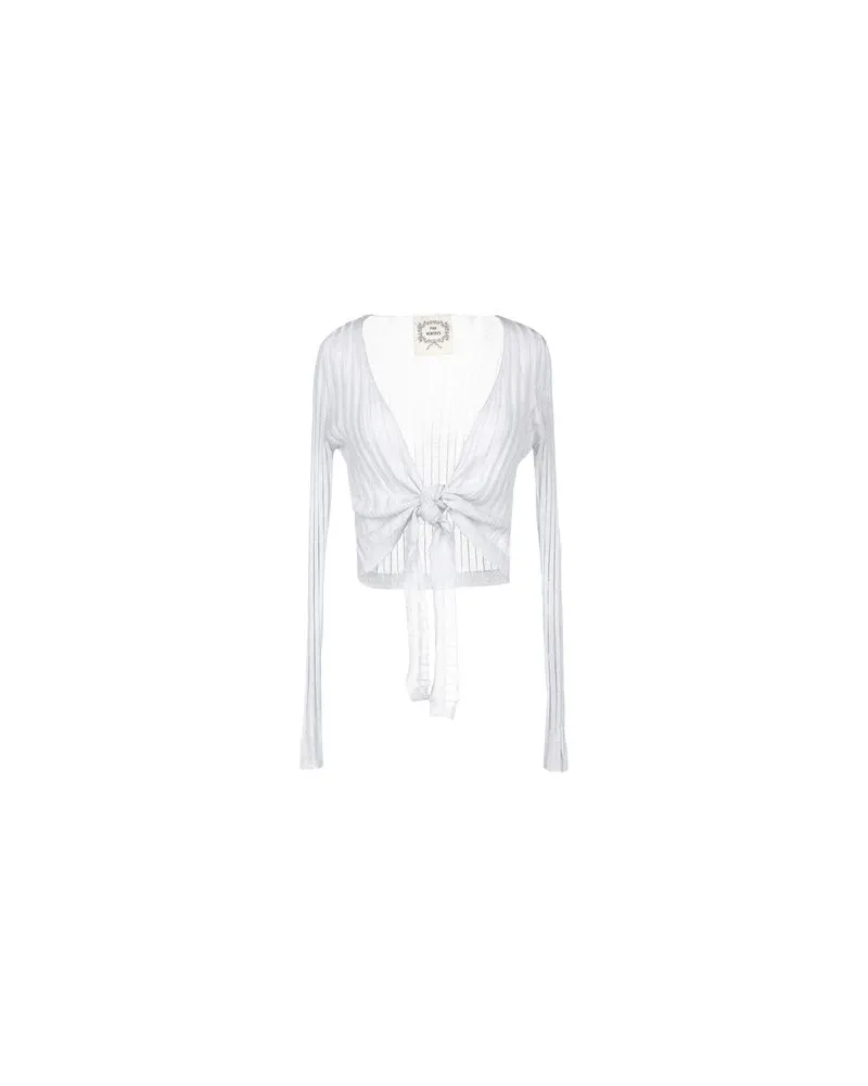 Pink Memories STRICKWAREN - Wickelpulloverauf YOOX.COM Silber