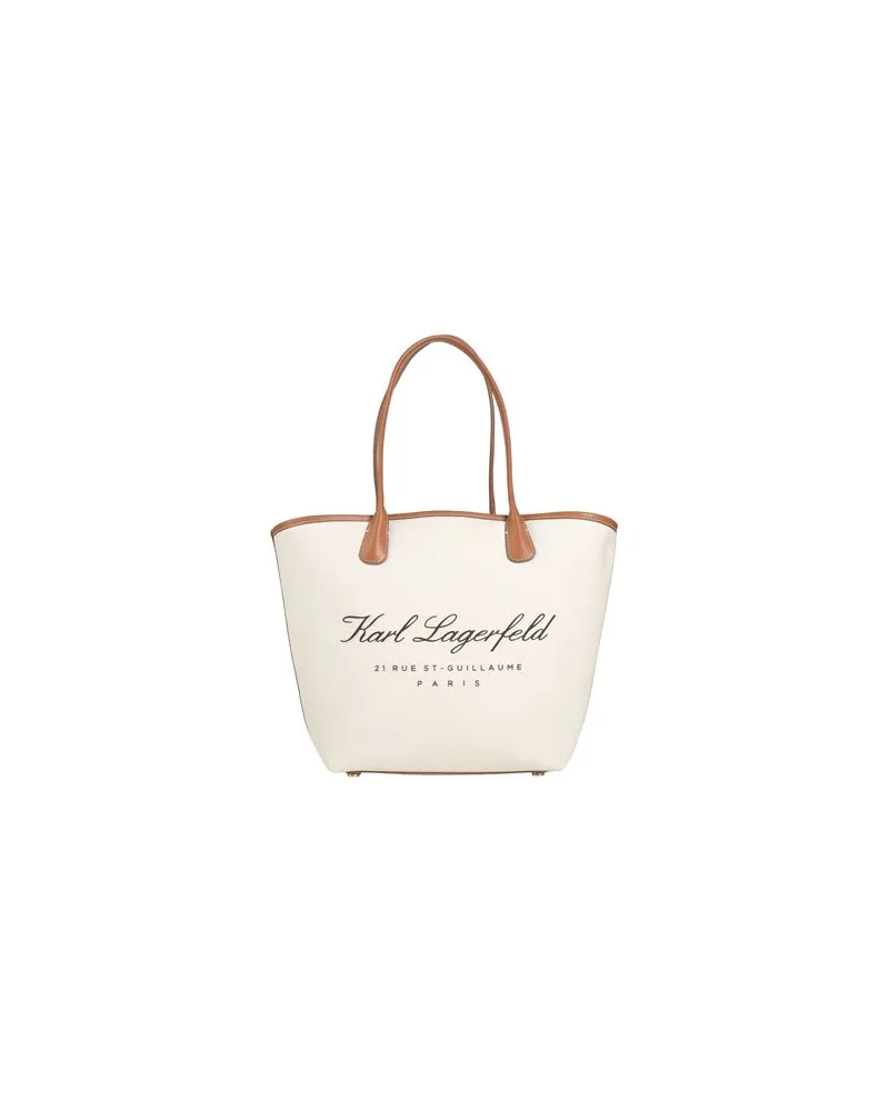 Karl Lagerfeld TASCHEN - Handtaschenauf YOOX.COM Cremeweiß