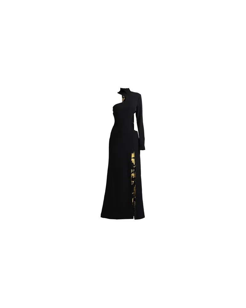 Versace Jeans KLEIDER - Maxi-Kleiderauf YOOX.COM Schwarz