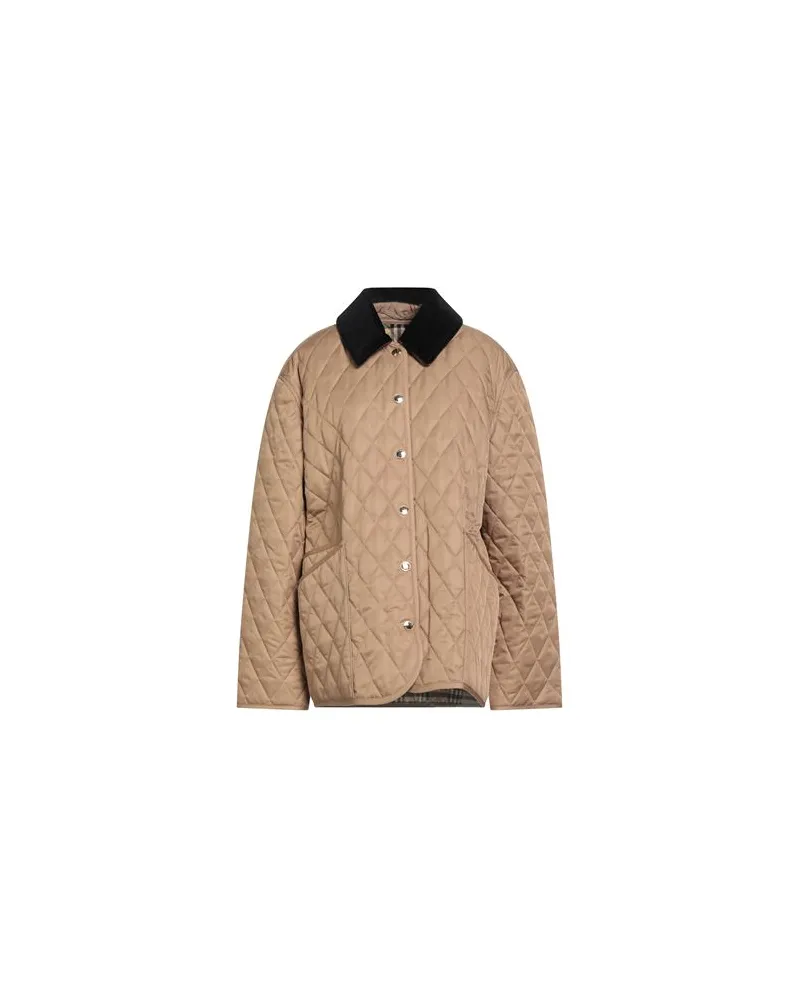 Burberry JACKEN & MÄNTEL - Pufferjacken & Daunenjackenauf YOOX.COM Kamel