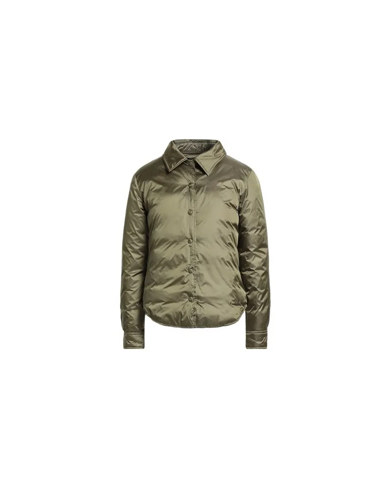 Caractère JACKEN & MÄNTEL - Pufferjacken & Daunenjackenauf YOOX.COM Militärgrün