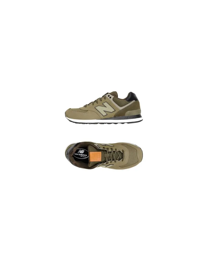 New Balance 574 WINTER NUBUCK - SCHUHE - Sneakersauf YOOX.COM Militärgrün
