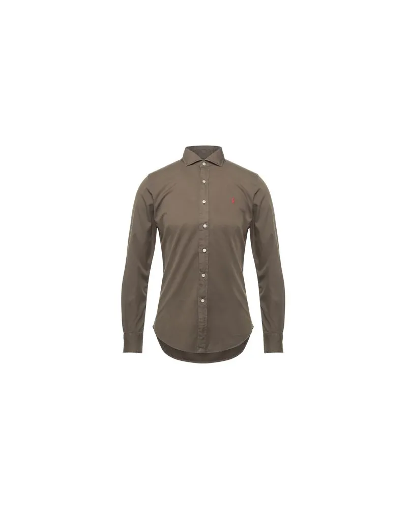 Ralph Lauren TOPS - Hemdenauf YOOX.COM Militärgrün