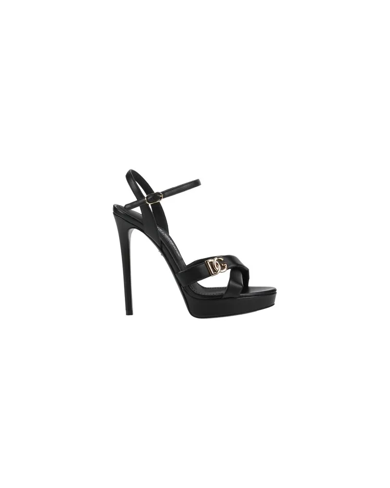 Dolce & Gabbana SCHUHE - Sandalenauf YOOX.COM Schwarz