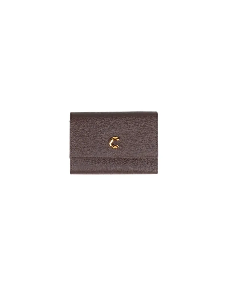 Coccinelle Kleinlederwaren - Brieftaschenauf YOOX.COM Dunkelbraun