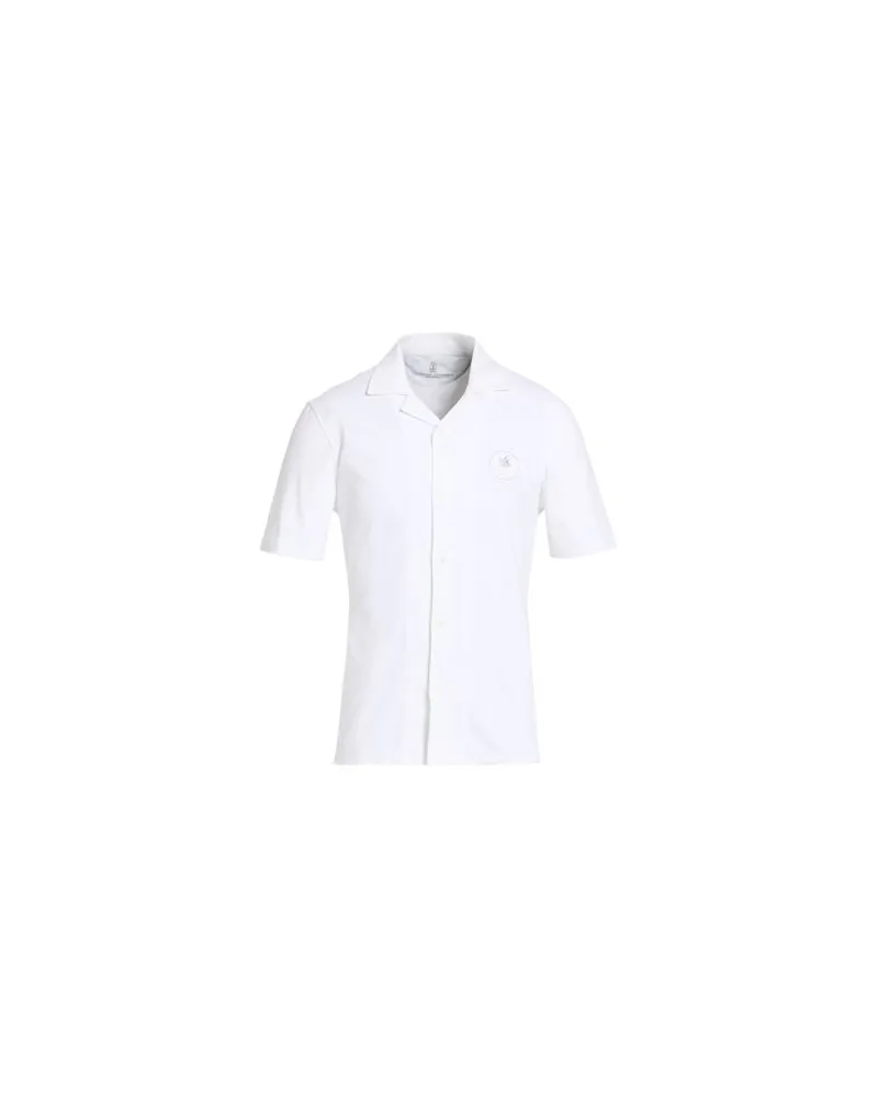 Brunello Cucinelli TOPS - Hemdenauf YOOX.COM Weiß