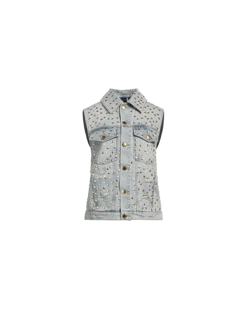 Pinko JACKEN & MÄNTEL - Jeansjacken/Mäntelauf YOOX.COM Blau