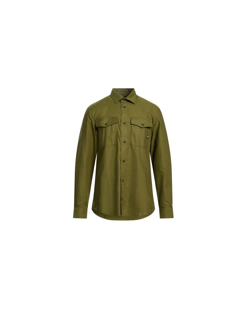 G-STAR RAW TOPS - Hemdenauf YOOX.COM Militärgrün