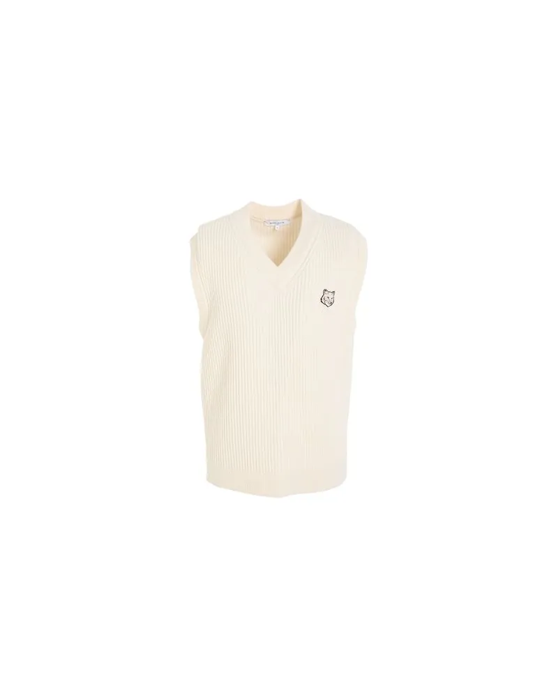 Kitsuné STRICKWAREN - Pulloverauf YOOX.COM Elfenbein