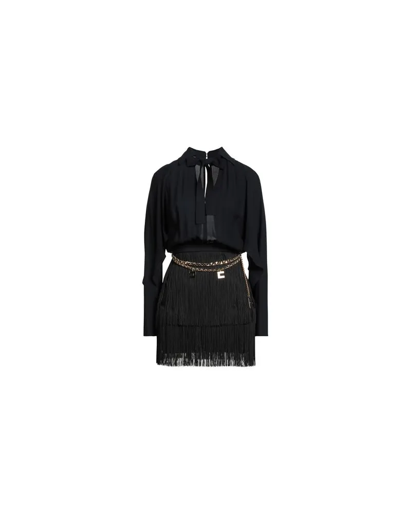 Elisabetta Franchi KLEIDER - Mini-Kleiderauf YOOX.COM Schwarz