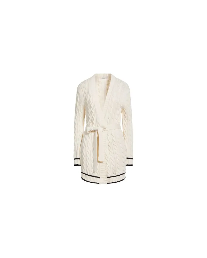Max Mara STRICKWAREN - Strickjackenauf YOOX.COM Elfenbein