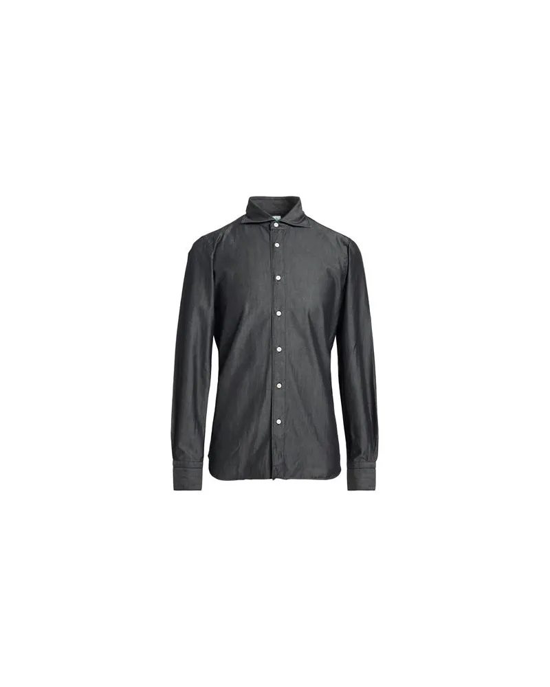 Finamore 1925 TOPS - Jeanshemdenauf YOOX.COM Schwarz