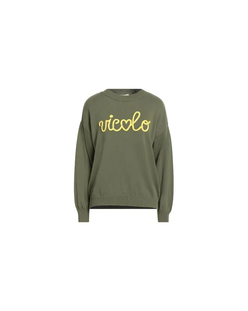 VICOLO STRICKWAREN - Pulloverauf YOOX.COM Militärgrün
