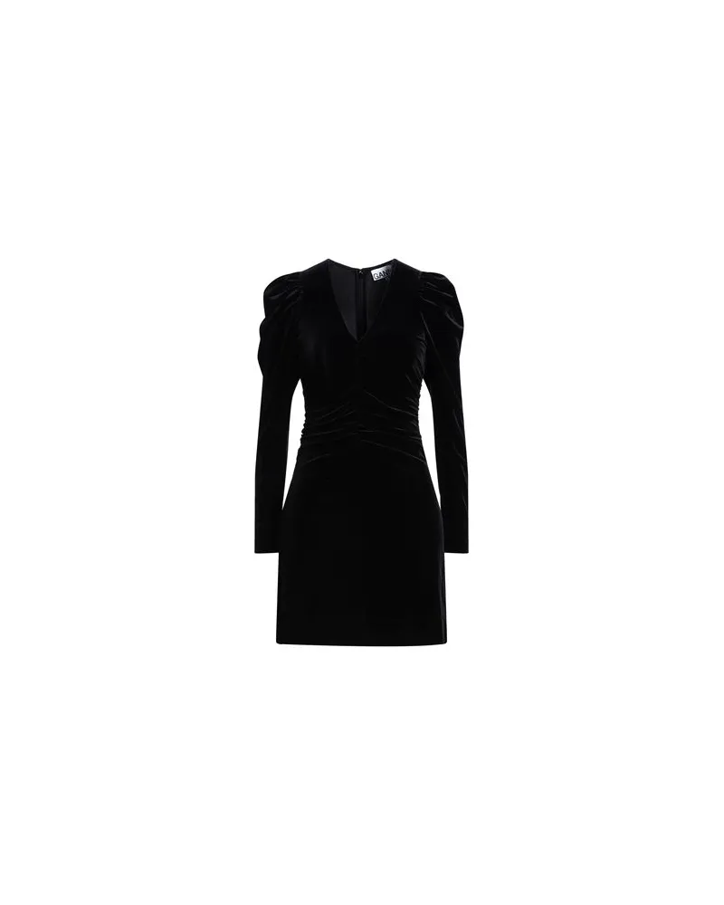 Ganni KLEIDER - Mini-Kleiderauf YOOX.COM Schwarz