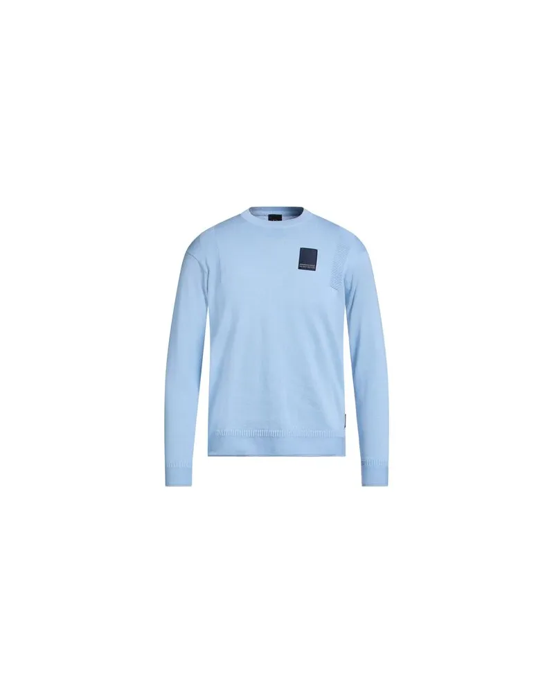 Armani Exchange STRICKWAREN - Pulloverauf YOOX.COM Himmelblau