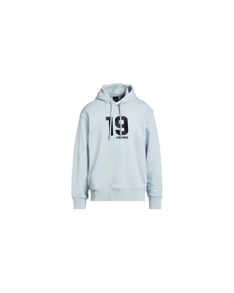 Armani Exchange TOPS - Sweatshirtsauf YOOX.COM Himmelblau